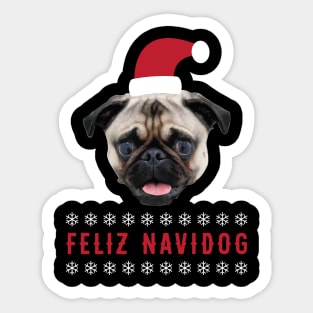 Feliz Navidog Sticker